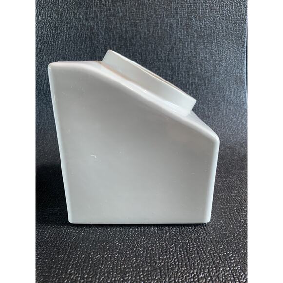 Hyalyn White Ceramic Canister w/ Lid Fruit Motif Wood 199S Vintage MCM - Picture 6 of 16